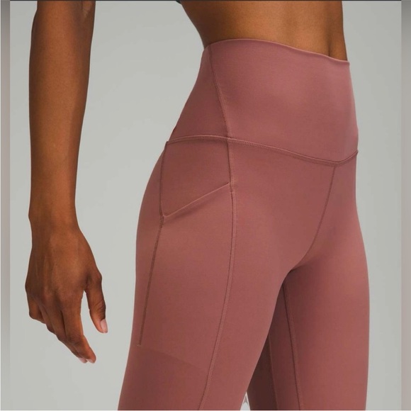 lululemon athletica Pants - Lululemon purple/pink leggings with pockets
